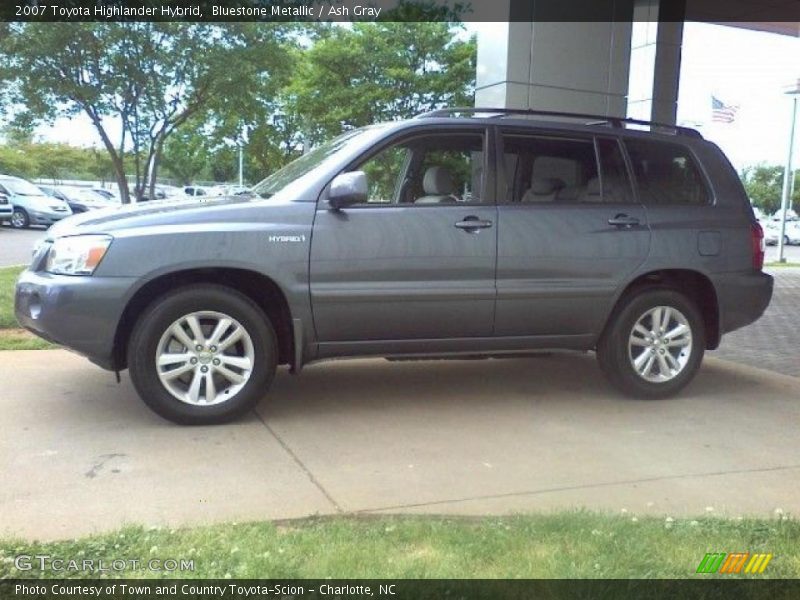 Bluestone Metallic / Ash Gray 2007 Toyota Highlander Hybrid