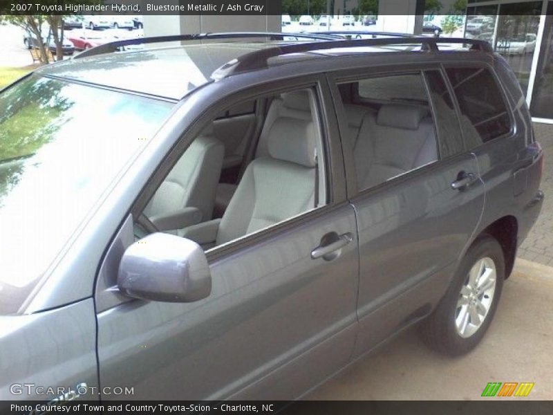 Bluestone Metallic / Ash Gray 2007 Toyota Highlander Hybrid