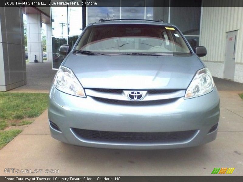 Blue Mirage Metallic / Stone 2008 Toyota Sienna LE