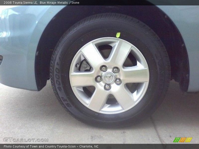 Blue Mirage Metallic / Stone 2008 Toyota Sienna LE