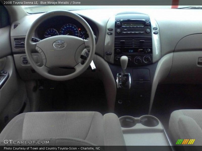 Blue Mirage Metallic / Stone 2008 Toyota Sienna LE