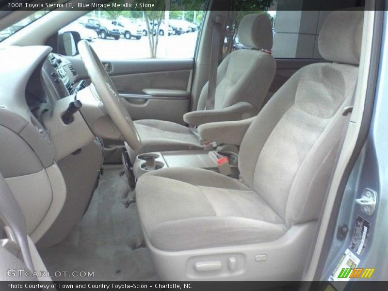 Blue Mirage Metallic / Stone 2008 Toyota Sienna LE