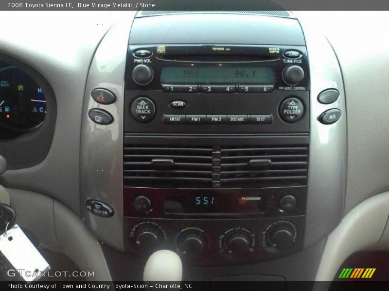 Blue Mirage Metallic / Stone 2008 Toyota Sienna LE