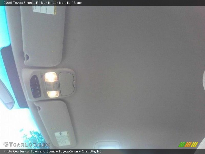 Blue Mirage Metallic / Stone 2008 Toyota Sienna LE