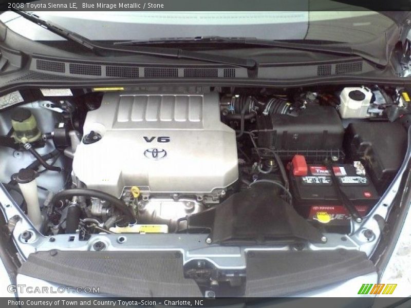 Blue Mirage Metallic / Stone 2008 Toyota Sienna LE