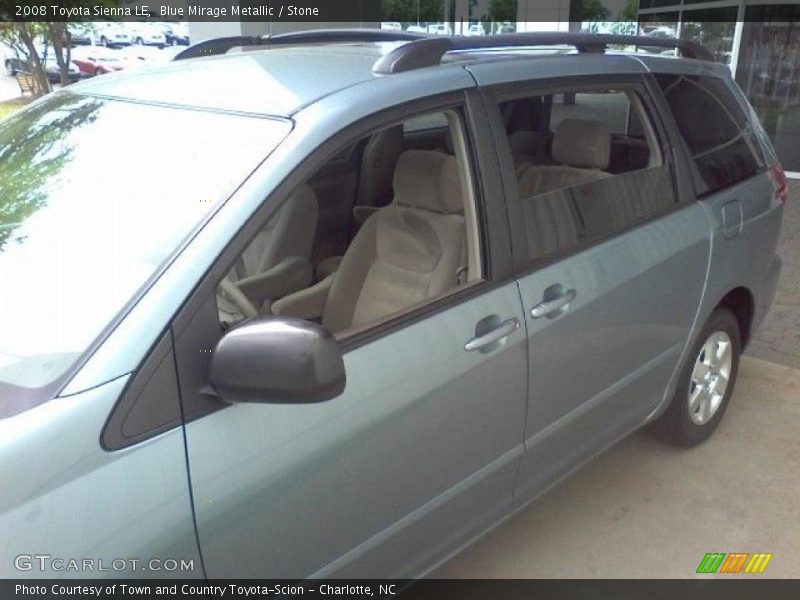Blue Mirage Metallic / Stone 2008 Toyota Sienna LE
