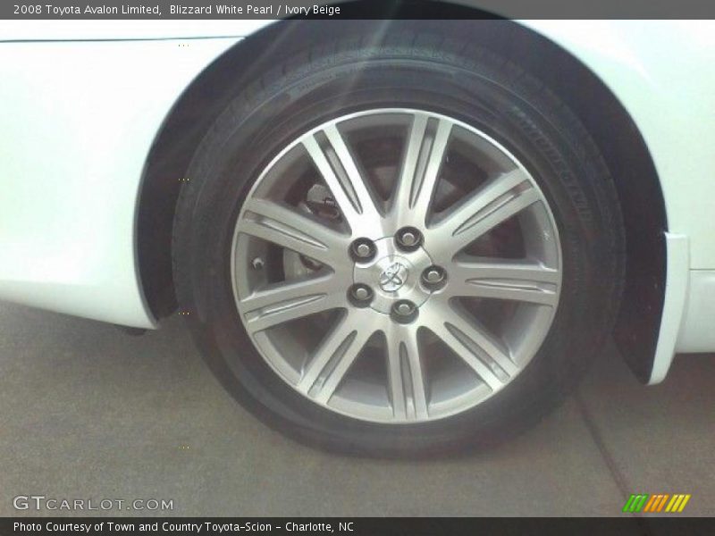 Blizzard White Pearl / Ivory Beige 2008 Toyota Avalon Limited