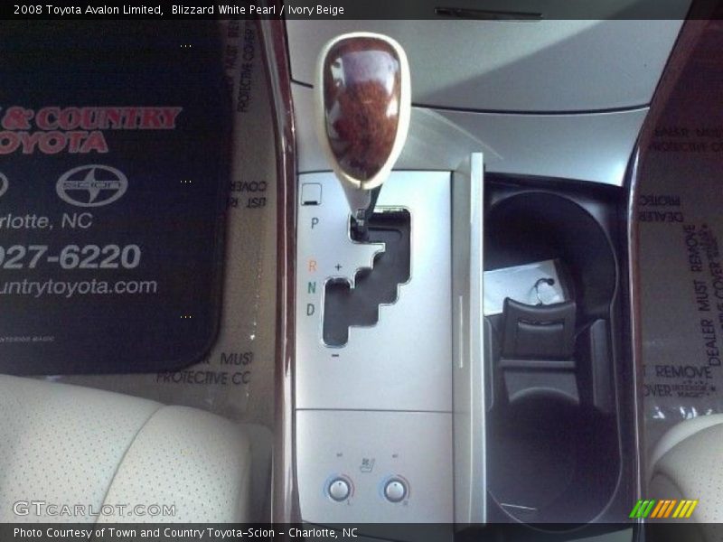 Blizzard White Pearl / Ivory Beige 2008 Toyota Avalon Limited