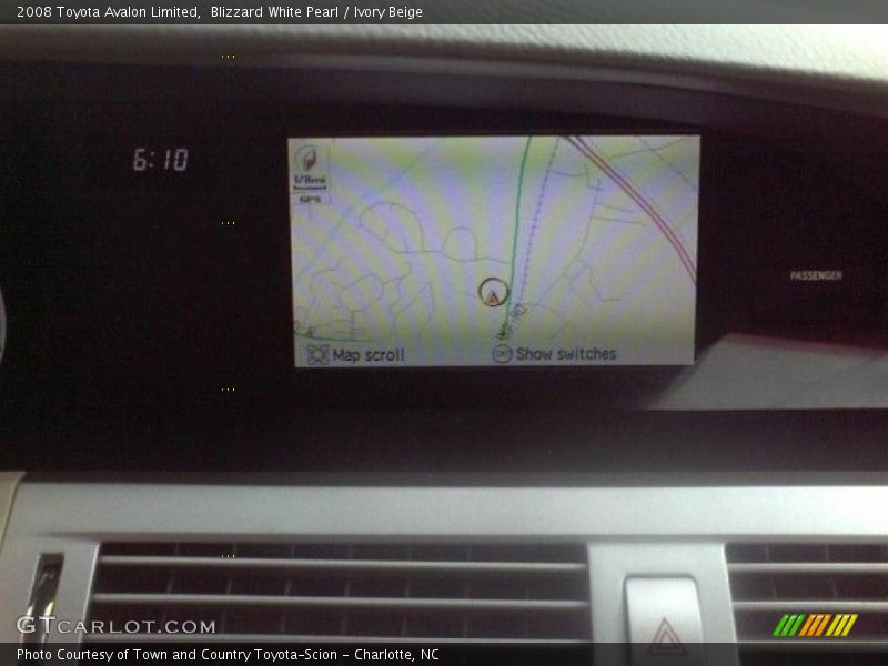 Blizzard White Pearl / Ivory Beige 2008 Toyota Avalon Limited