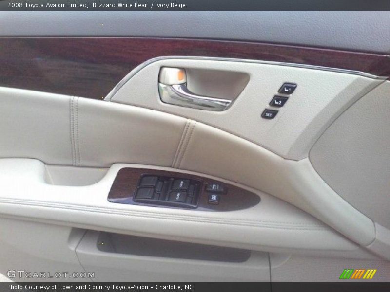Blizzard White Pearl / Ivory Beige 2008 Toyota Avalon Limited