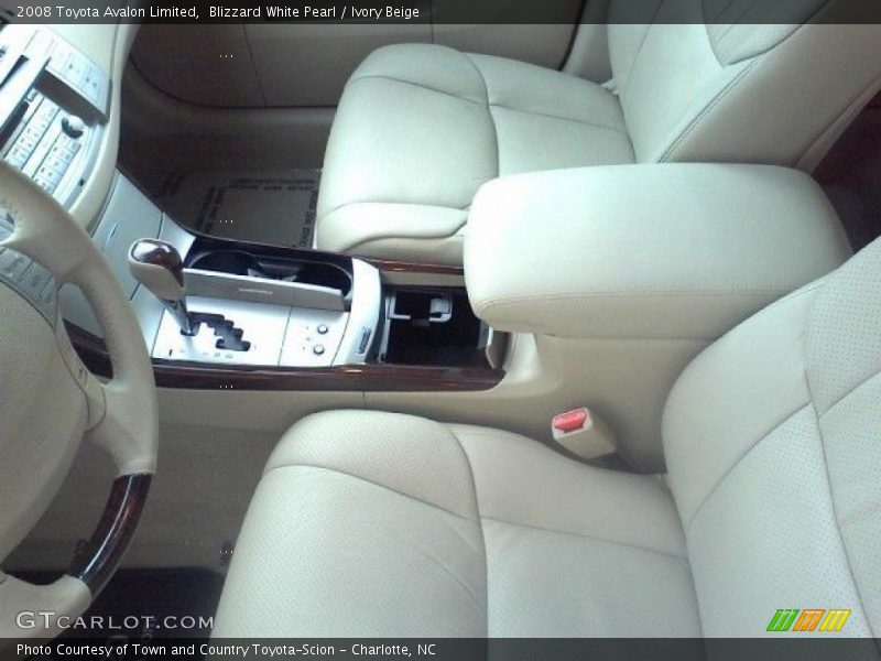 Blizzard White Pearl / Ivory Beige 2008 Toyota Avalon Limited