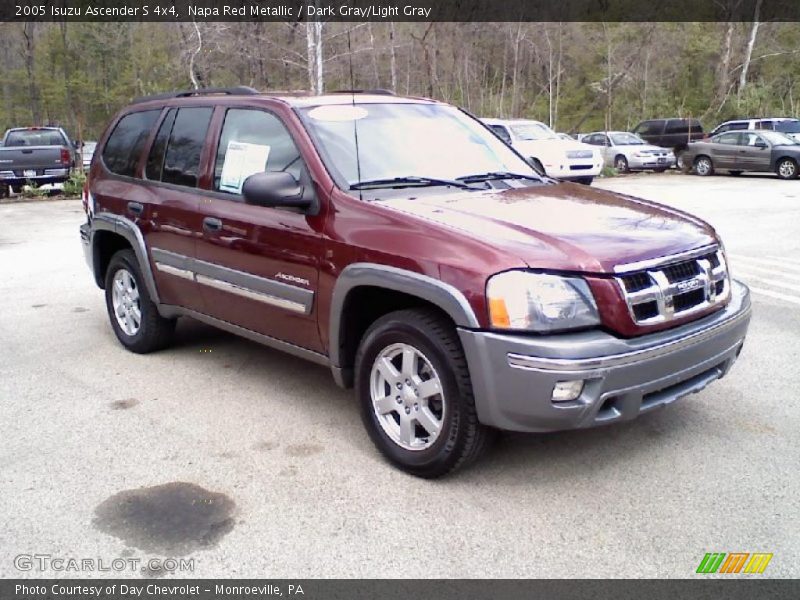 Napa Red Metallic / Dark Gray/Light Gray 2005 Isuzu Ascender S 4x4