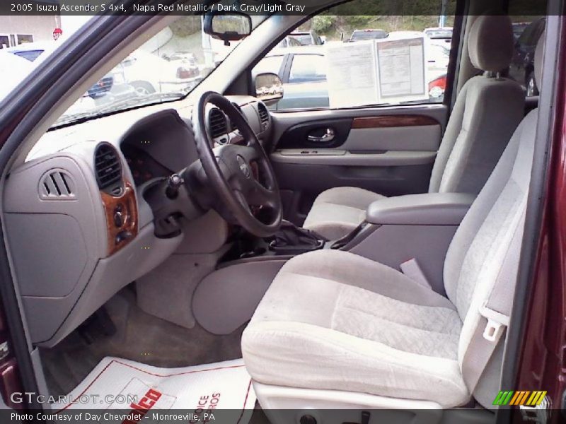 Napa Red Metallic / Dark Gray/Light Gray 2005 Isuzu Ascender S 4x4