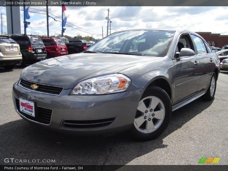 Dark Silver Metallic / Ebony 2009 Chevrolet Impala LT
