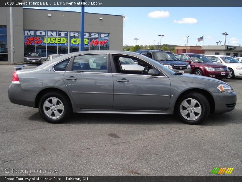 Dark Silver Metallic / Ebony 2009 Chevrolet Impala LT