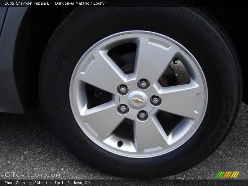 Dark Silver Metallic / Ebony 2009 Chevrolet Impala LT