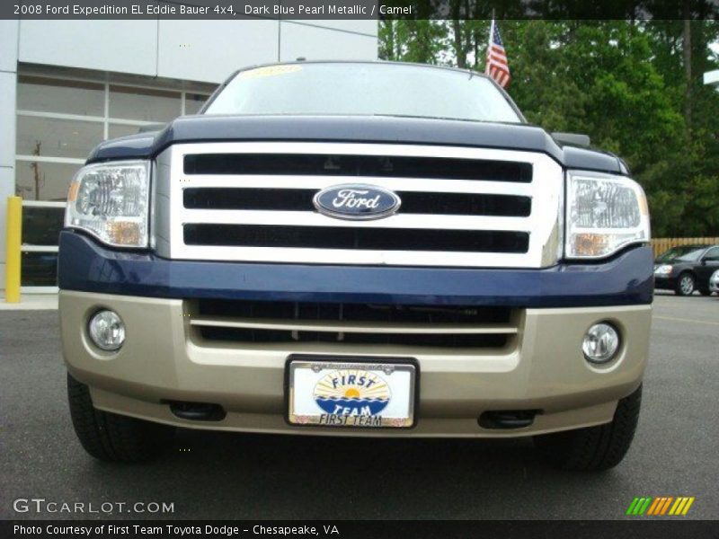 Dark Blue Pearl Metallic / Camel 2008 Ford Expedition EL Eddie Bauer 4x4