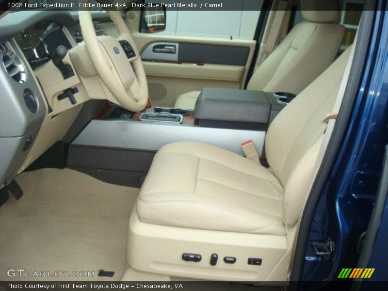 Dark Blue Pearl Metallic / Camel 2008 Ford Expedition EL Eddie Bauer 4x4