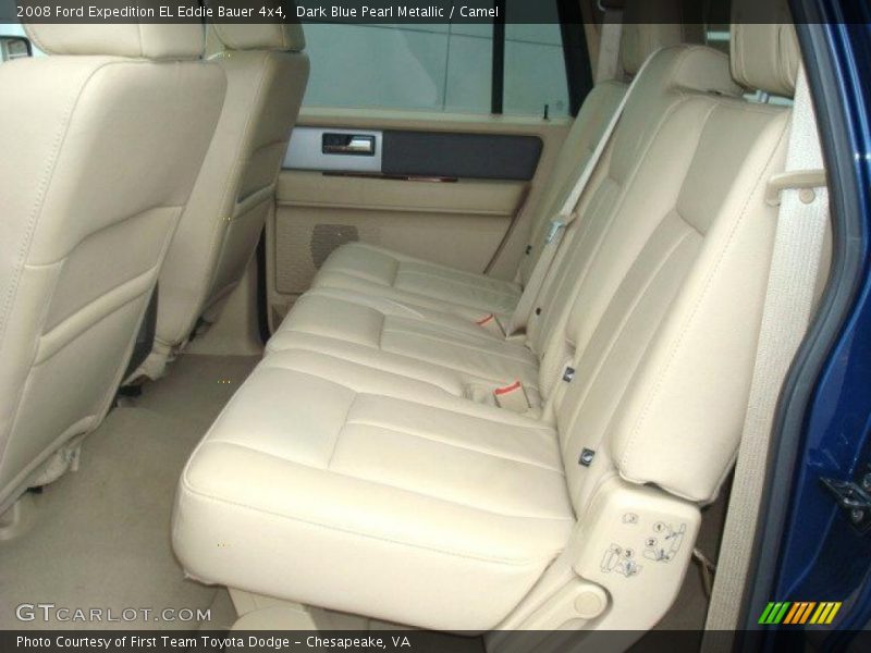 Dark Blue Pearl Metallic / Camel 2008 Ford Expedition EL Eddie Bauer 4x4