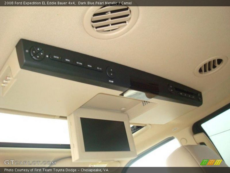 Dark Blue Pearl Metallic / Camel 2008 Ford Expedition EL Eddie Bauer 4x4