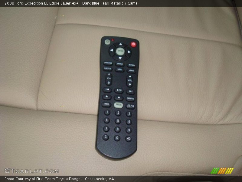 Dark Blue Pearl Metallic / Camel 2008 Ford Expedition EL Eddie Bauer 4x4
