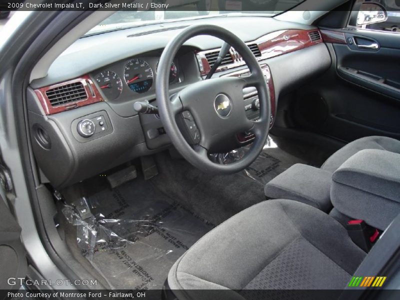 Dark Silver Metallic / Ebony 2009 Chevrolet Impala LT