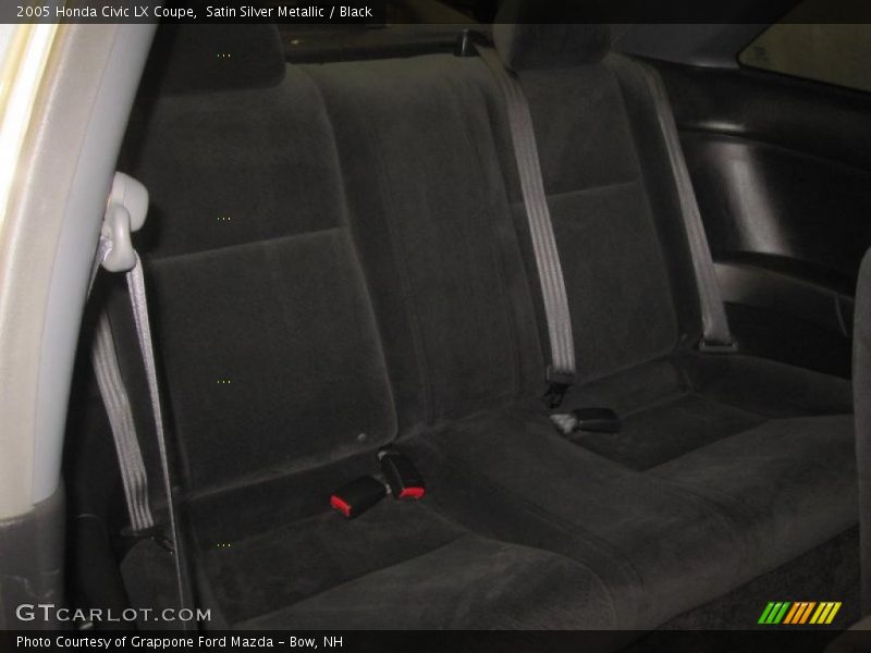 Satin Silver Metallic / Black 2005 Honda Civic LX Coupe
