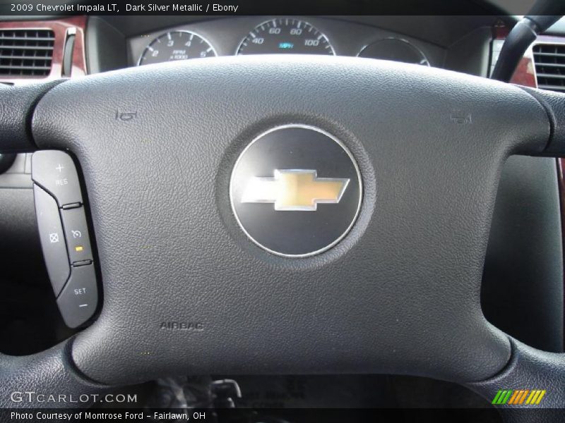 Dark Silver Metallic / Ebony 2009 Chevrolet Impala LT