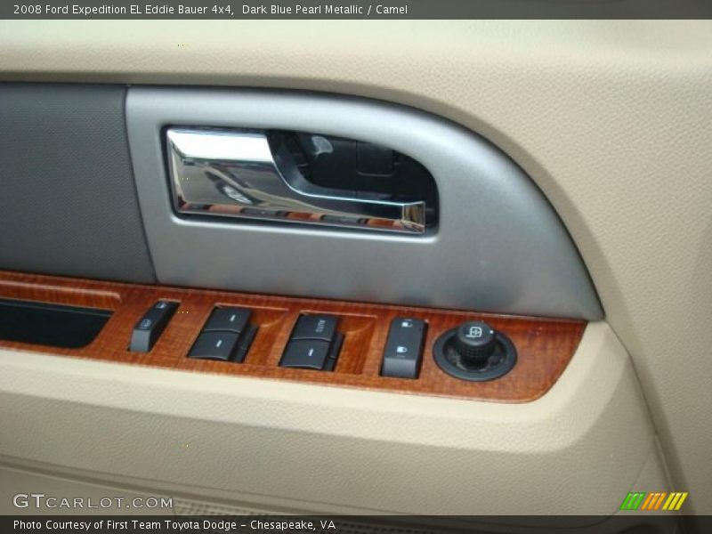 Dark Blue Pearl Metallic / Camel 2008 Ford Expedition EL Eddie Bauer 4x4