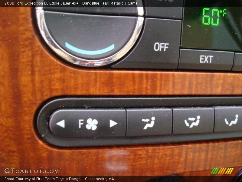 Dark Blue Pearl Metallic / Camel 2008 Ford Expedition EL Eddie Bauer 4x4