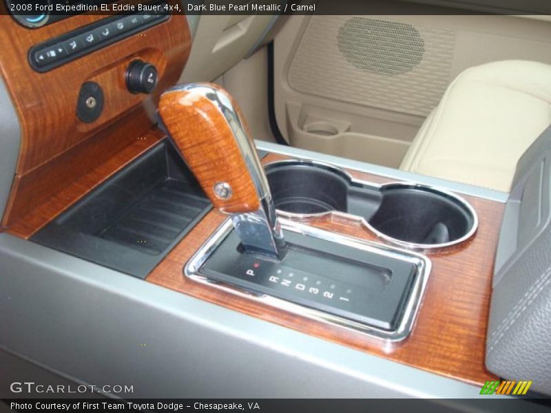 Dark Blue Pearl Metallic / Camel 2008 Ford Expedition EL Eddie Bauer 4x4
