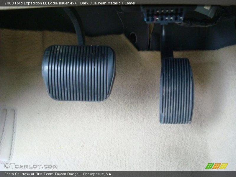 Dark Blue Pearl Metallic / Camel 2008 Ford Expedition EL Eddie Bauer 4x4