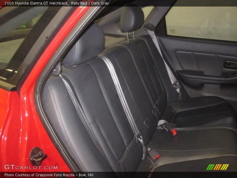 Rally Red / Dark Gray 2003 Hyundai Elantra GT Hatchback