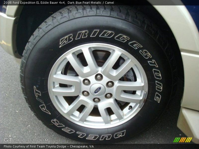 Dark Blue Pearl Metallic / Camel 2008 Ford Expedition EL Eddie Bauer 4x4