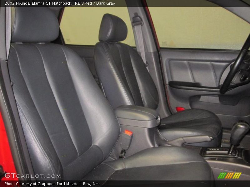 Rally Red / Dark Gray 2003 Hyundai Elantra GT Hatchback