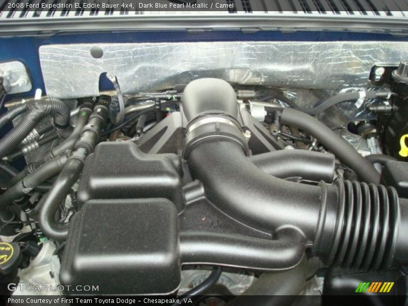 Dark Blue Pearl Metallic / Camel 2008 Ford Expedition EL Eddie Bauer 4x4