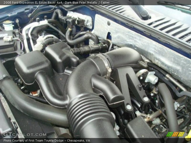 Dark Blue Pearl Metallic / Camel 2008 Ford Expedition EL Eddie Bauer 4x4