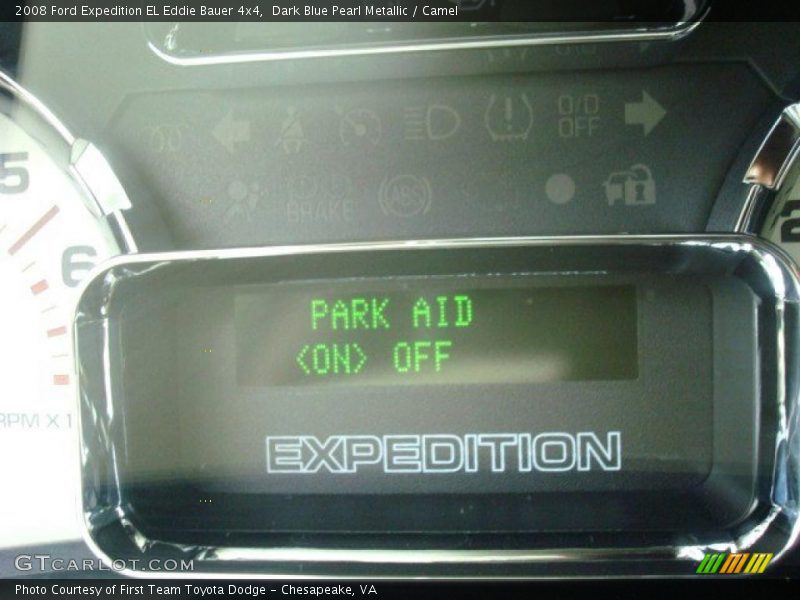 Dark Blue Pearl Metallic / Camel 2008 Ford Expedition EL Eddie Bauer 4x4