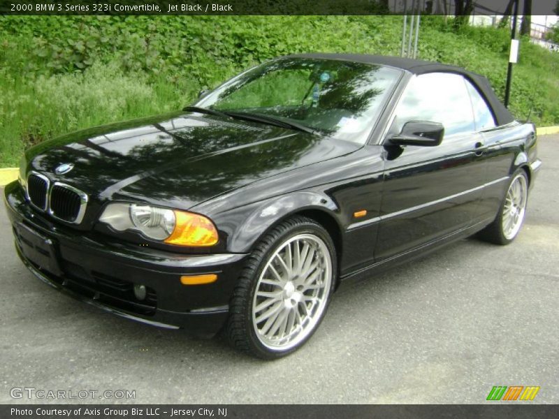 Jet Black / Black 2000 BMW 3 Series 323i Convertible