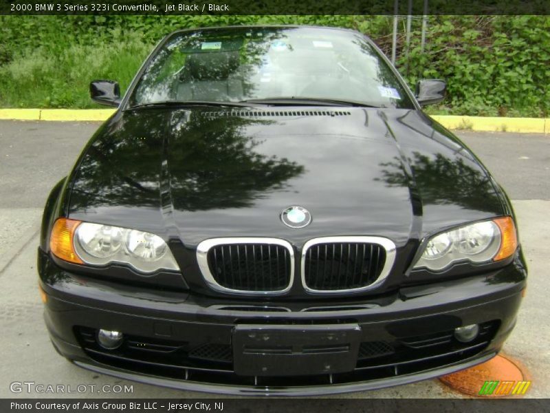 Jet Black / Black 2000 BMW 3 Series 323i Convertible