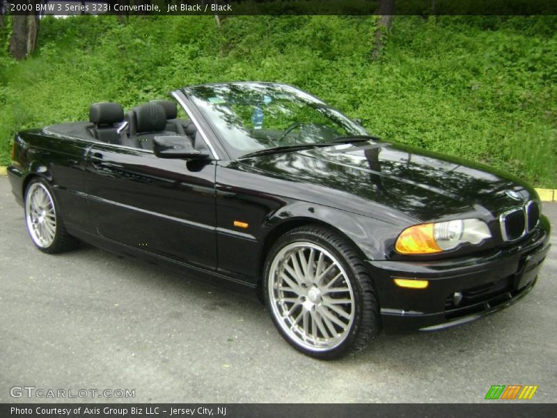 Jet Black / Black 2000 BMW 3 Series 323i Convertible