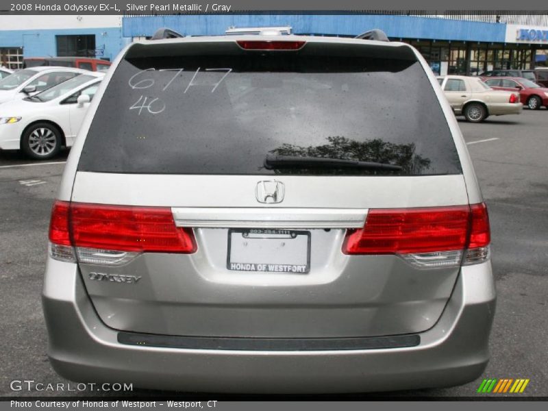 Silver Pearl Metallic / Gray 2008 Honda Odyssey EX-L
