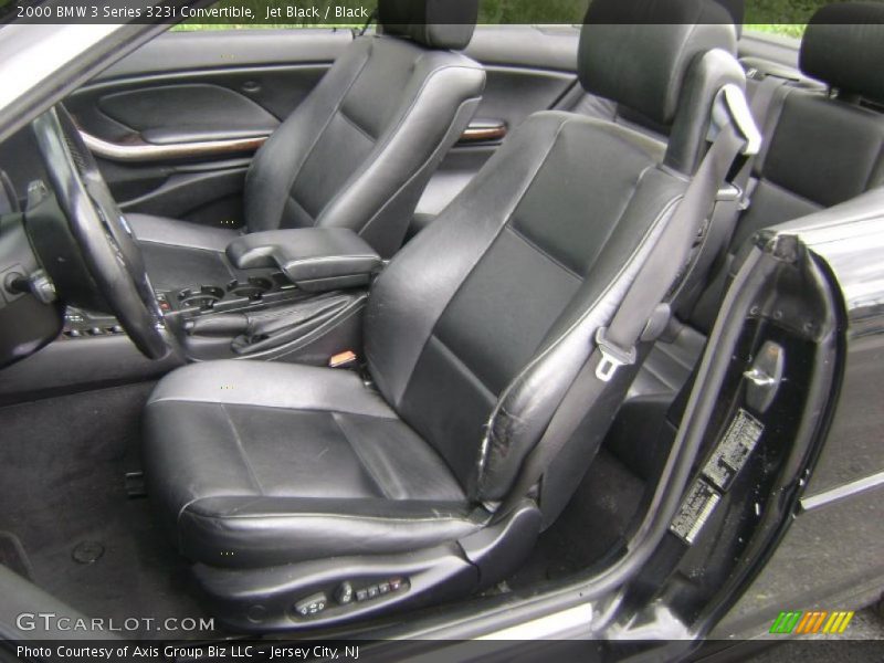 Jet Black / Black 2000 BMW 3 Series 323i Convertible
