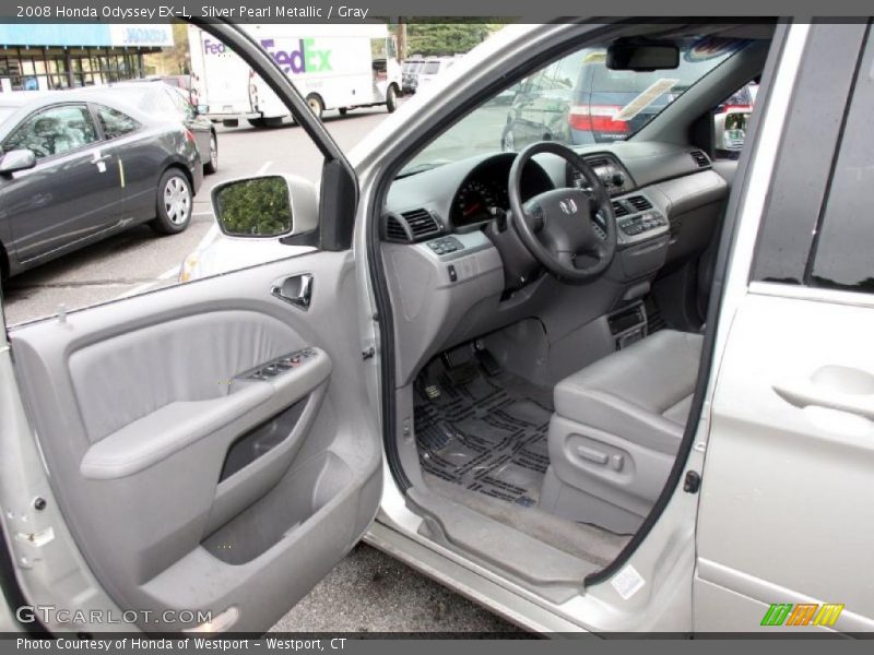 Silver Pearl Metallic / Gray 2008 Honda Odyssey EX-L