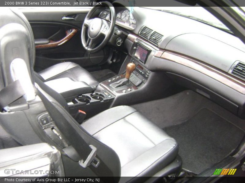 Jet Black / Black 2000 BMW 3 Series 323i Convertible