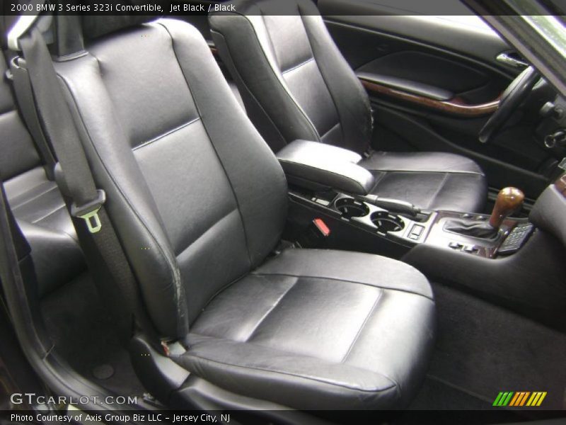 Jet Black / Black 2000 BMW 3 Series 323i Convertible
