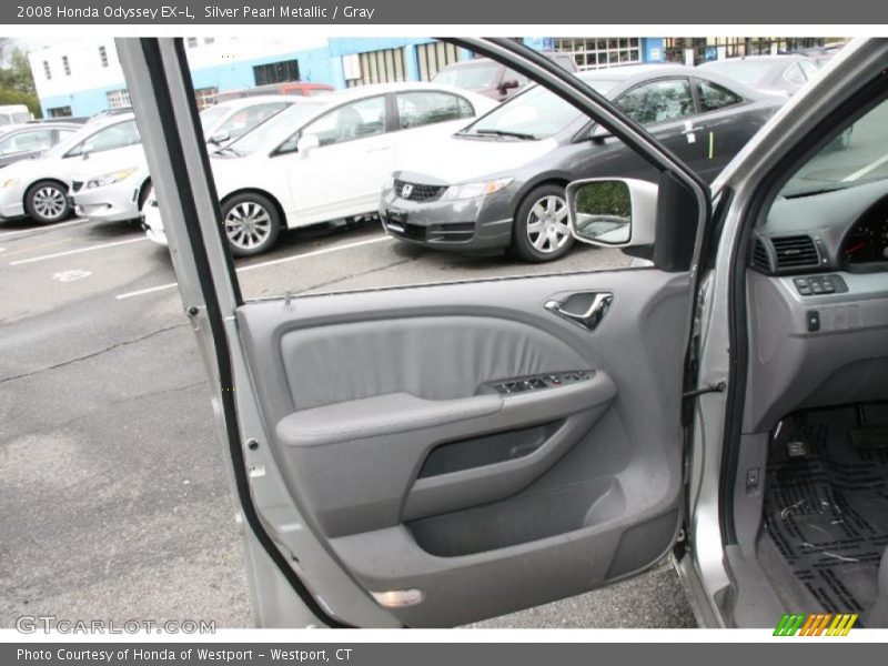 Silver Pearl Metallic / Gray 2008 Honda Odyssey EX-L