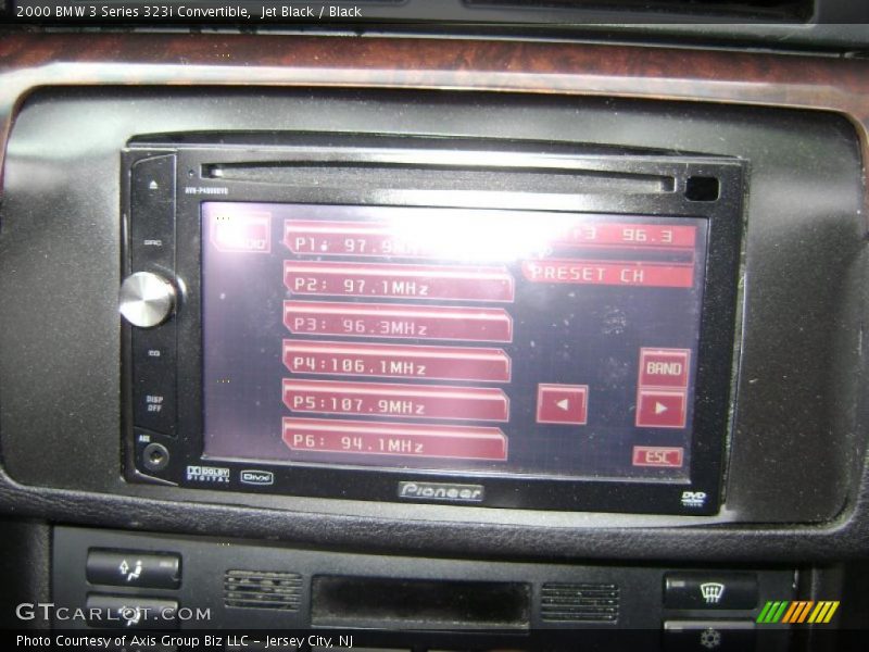 Jet Black / Black 2000 BMW 3 Series 323i Convertible