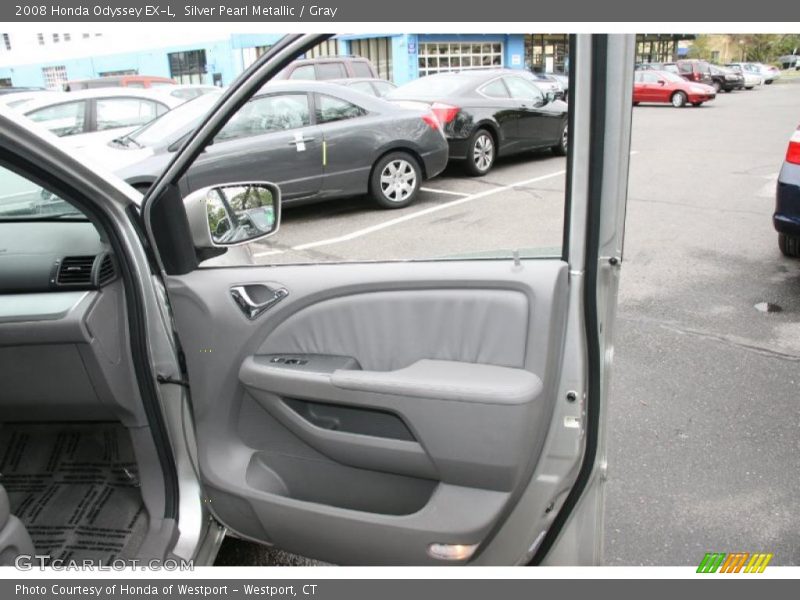 Silver Pearl Metallic / Gray 2008 Honda Odyssey EX-L