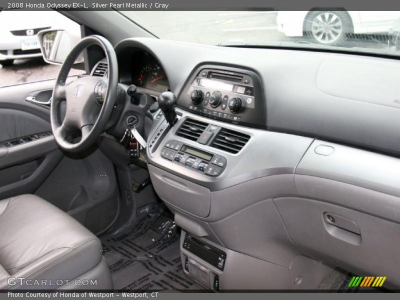 Silver Pearl Metallic / Gray 2008 Honda Odyssey EX-L